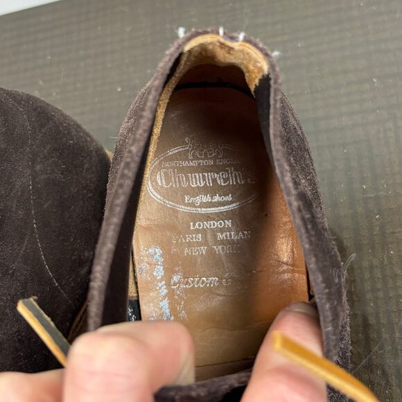 Church\'s Custom Grade Sahara Suede Chukka Ankle Boots Men\'s 9 main image 4
